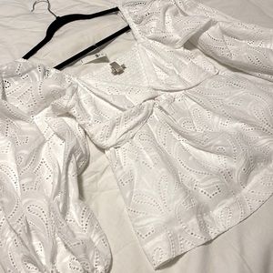 NWOT Banana Republic Eyelet Top